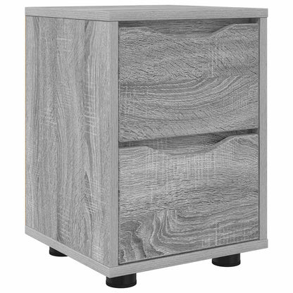 Comodino Grigio Sonoma 30,5 x 30 x 43 cm Legno ingegnerizzato
