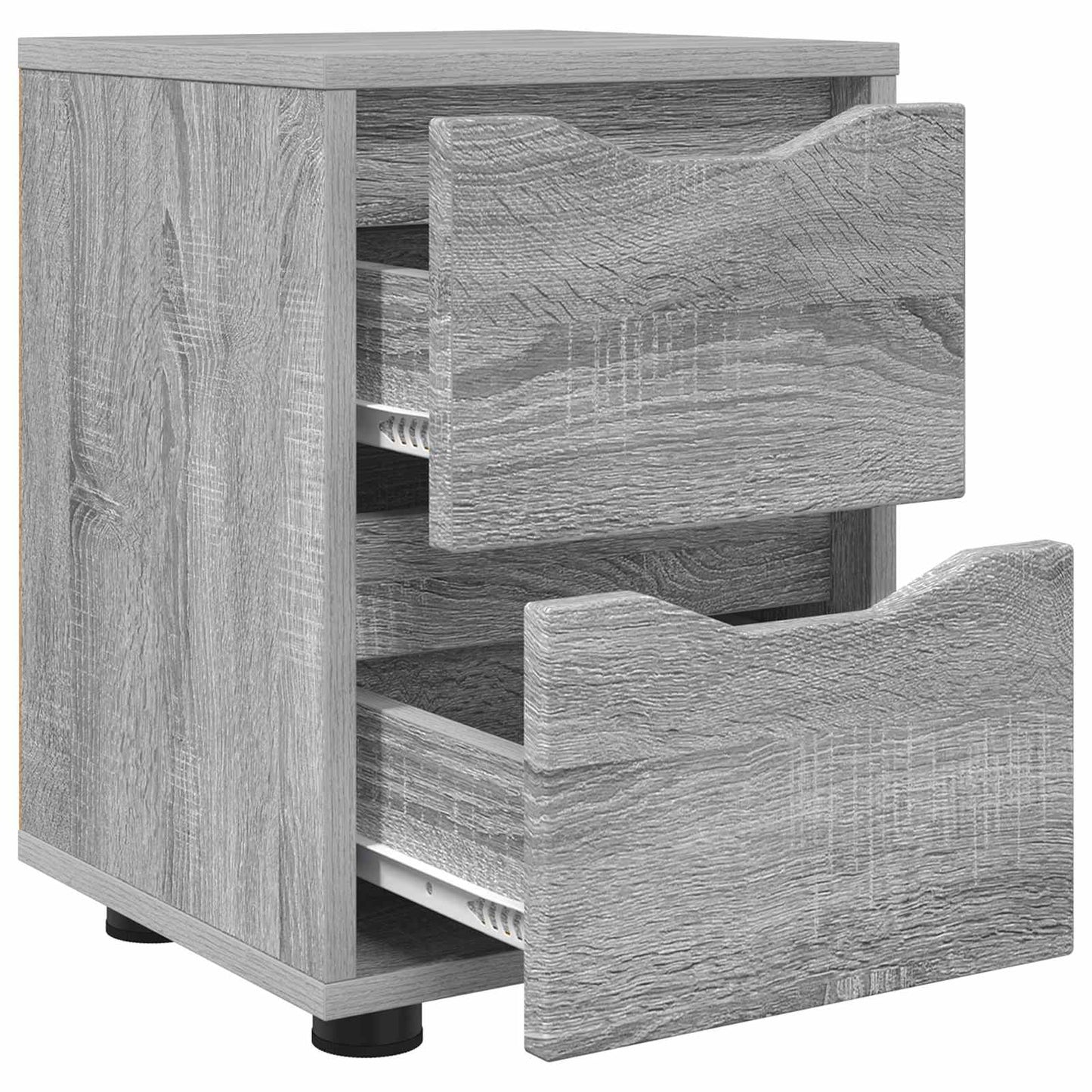 Comodino Grigio Sonoma 30,5 x 30 x 43 cm Legno ingegnerizzato