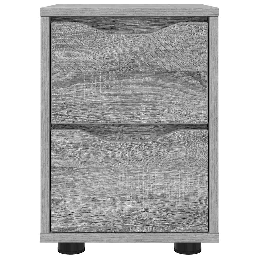 Comodini con cassetto 2 pcs Grigio Sonoma 30,5 x 30 x 43 cm | homemem39