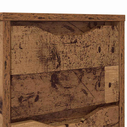 Comodini con cassetto 2 pcs Legno vecchio 30,5 x 30 x 43 cm