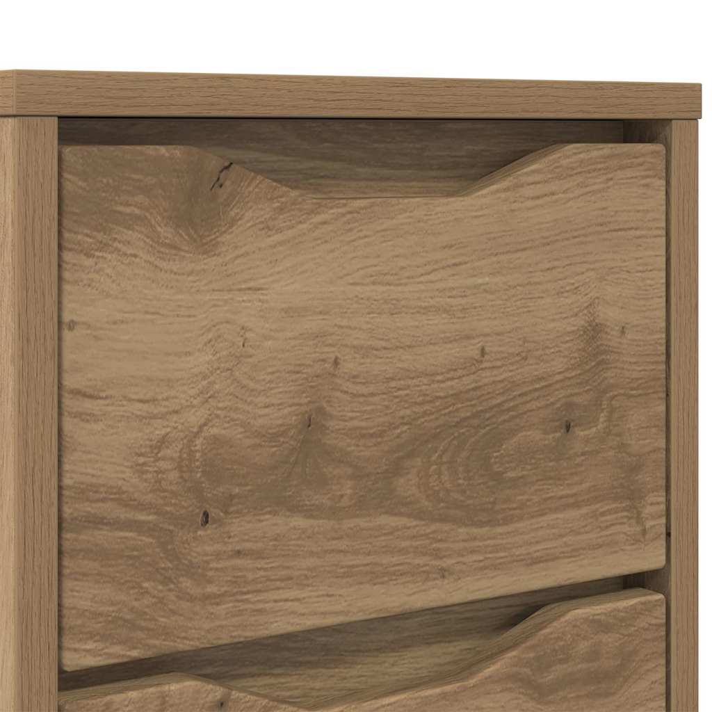 Comodini 2 pcs Rovere artigianale 30,5 x 30 x 43 cm