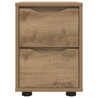 Comodini 2 pcs Rovere artigianale 30,5 x 30 x 43 cm