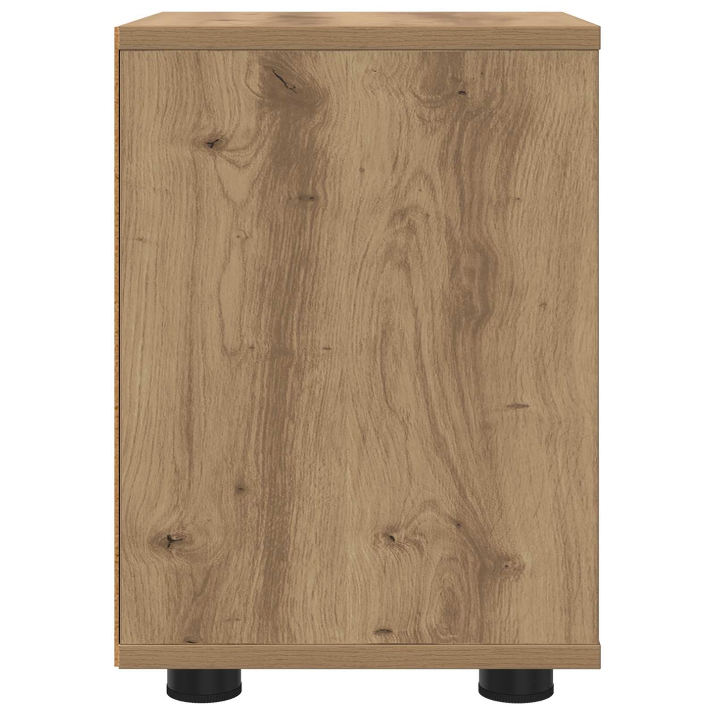 Comodini 2 pz Rovere artigianale 30,5 x 30 x 43 cm