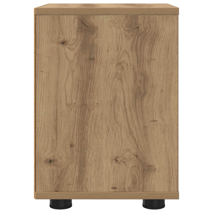 Comodini 2 pz Rovere artigianale 30,5 x 30 x 43 cm