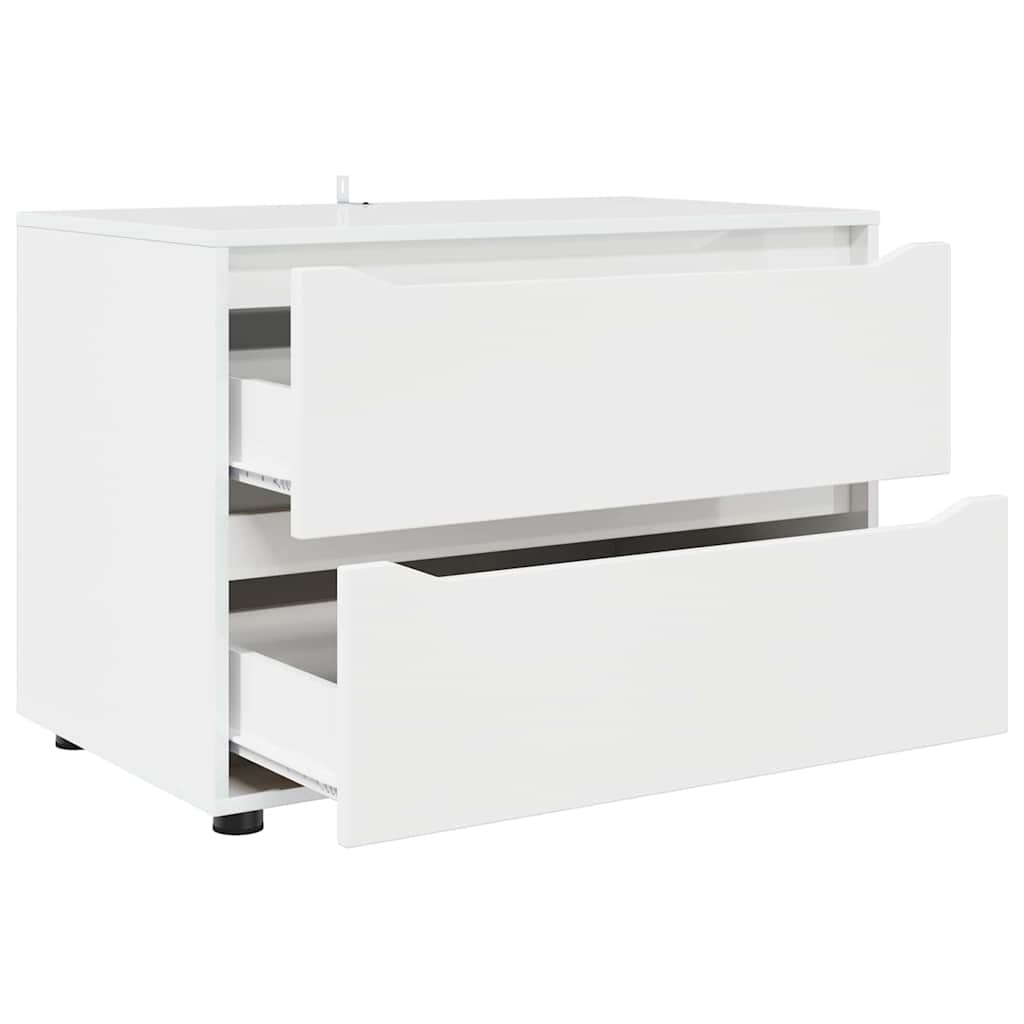Armadio Bianco 80 x 48 x 57 cm Legno multistrato | homemem39