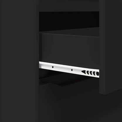 Armadio Nero 80 x 48 x 57 cm Legno multistrato