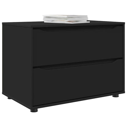 Armadio Nero 80 x 48 x 57 cm Legno multistrato