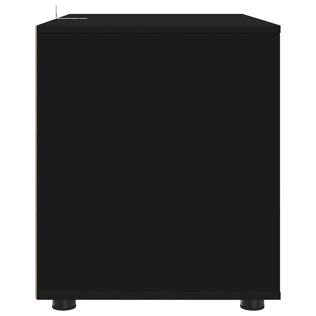 Armadio Nero 80 x 48 x 57 cm Legno multistrato