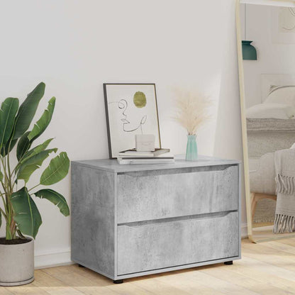 Armadio Grigio cemento 80 x 48 x 57 cm Legno multistrato | homemem39