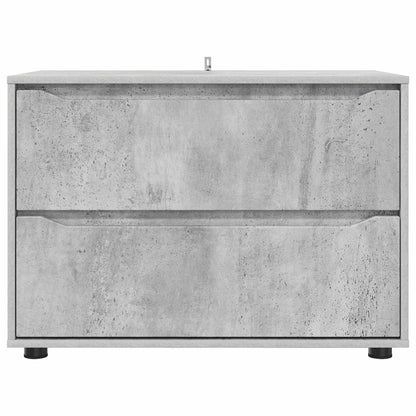 Armadio 80 x 48 x 57 cm Legno ingegnerizzato Grigio cemento