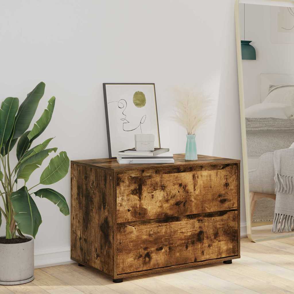 Armadio Rovere fumé 80 x 48 x 57 cm Legno multistrato | homemem39