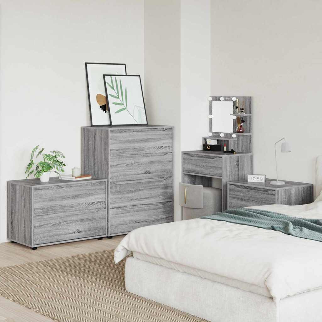 Armadio Grigio Sonoma 80 x 48 x 57 cm Legno multistrato | homemem39