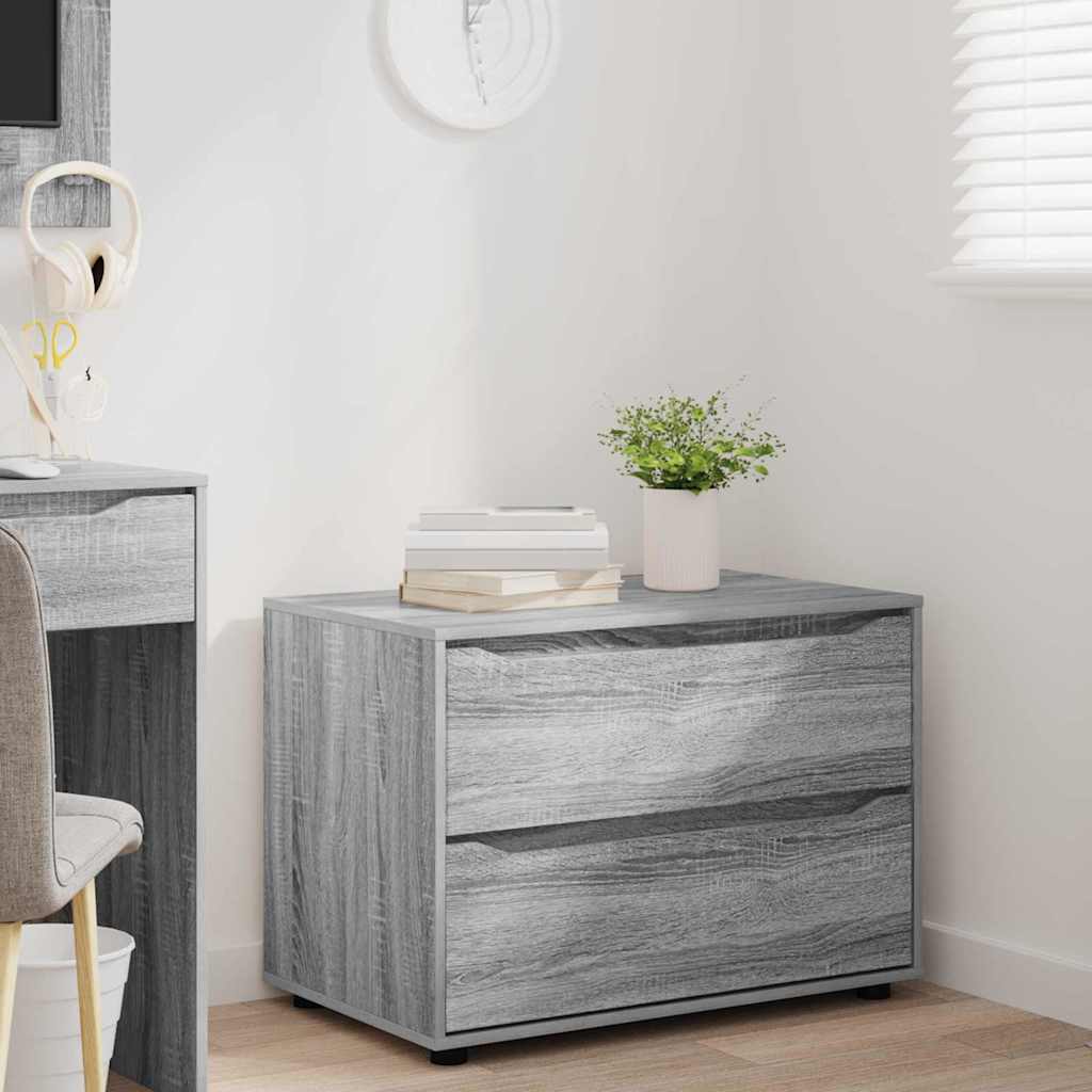 Armadio Grigio Sonoma 80 x 48 x 57 cm Legno multistrato | homemem39