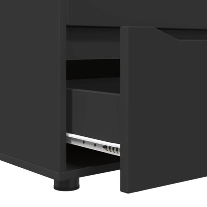 Armadio 60 x 48 x 57 cm Legno ingegnerizzato Nero