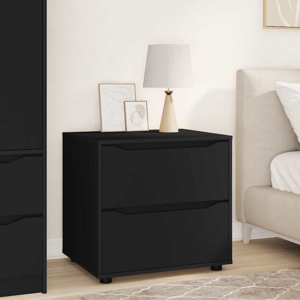 Armadio Nero 60 x 48 x 57 cm Legno multistrato