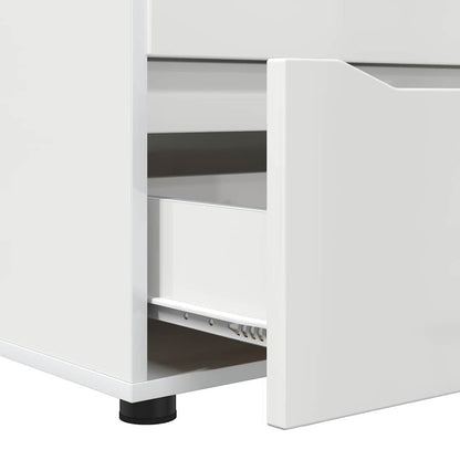 Armadio Bianco Lucido 60 x 48 x 57 cm Legno multistrato | homemem39