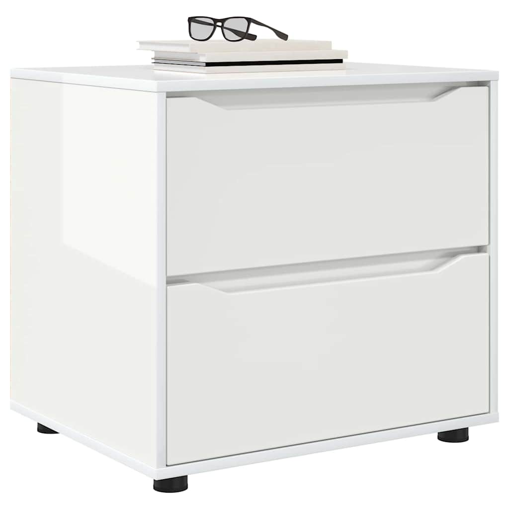 Armadio Bianco Lucido 60 x 48 x 57 cm Legno multistrato | homemem39