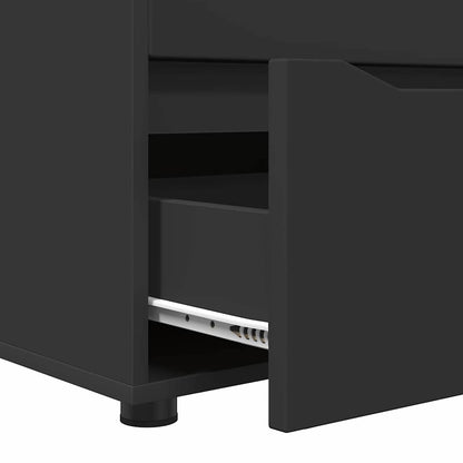 Armadio Nero 40 x 48 x 57 cm Legno multistrato | homemem39