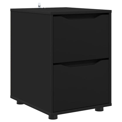 Armadio 40 x 48 x 57 cm Legno ingegnerizzato Nero