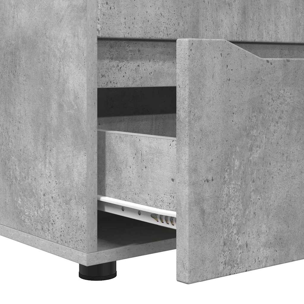 Armadio Grigio cemento 40 x 48 x 57 cm Legno multistrato | homemem39