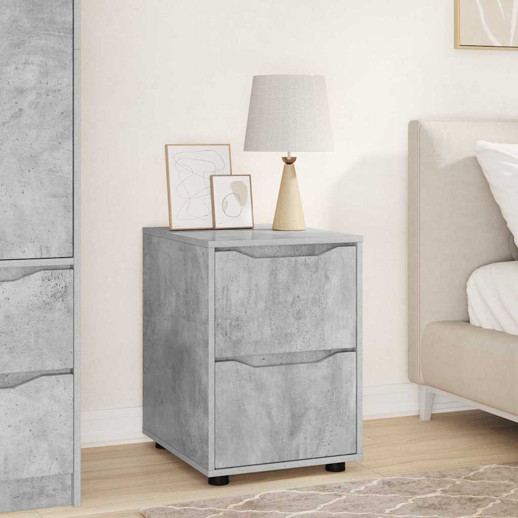 Armadio Grigio cemento 40 x 48 x 57 cm Legno multistrato