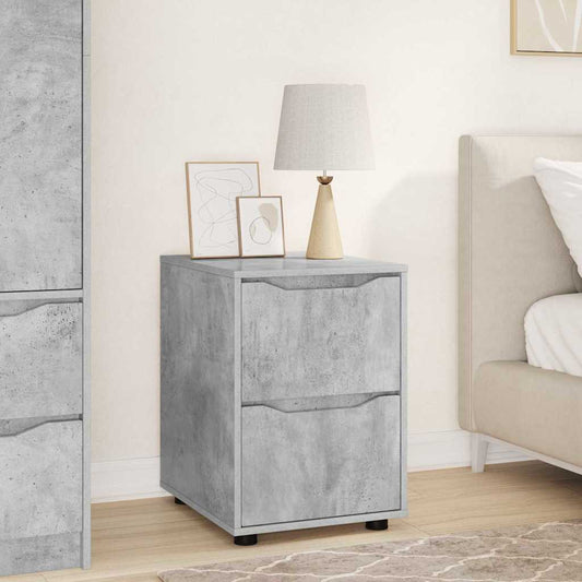 Armadio Grigio cemento 40 x 48 x 57 cm Legno multistrato