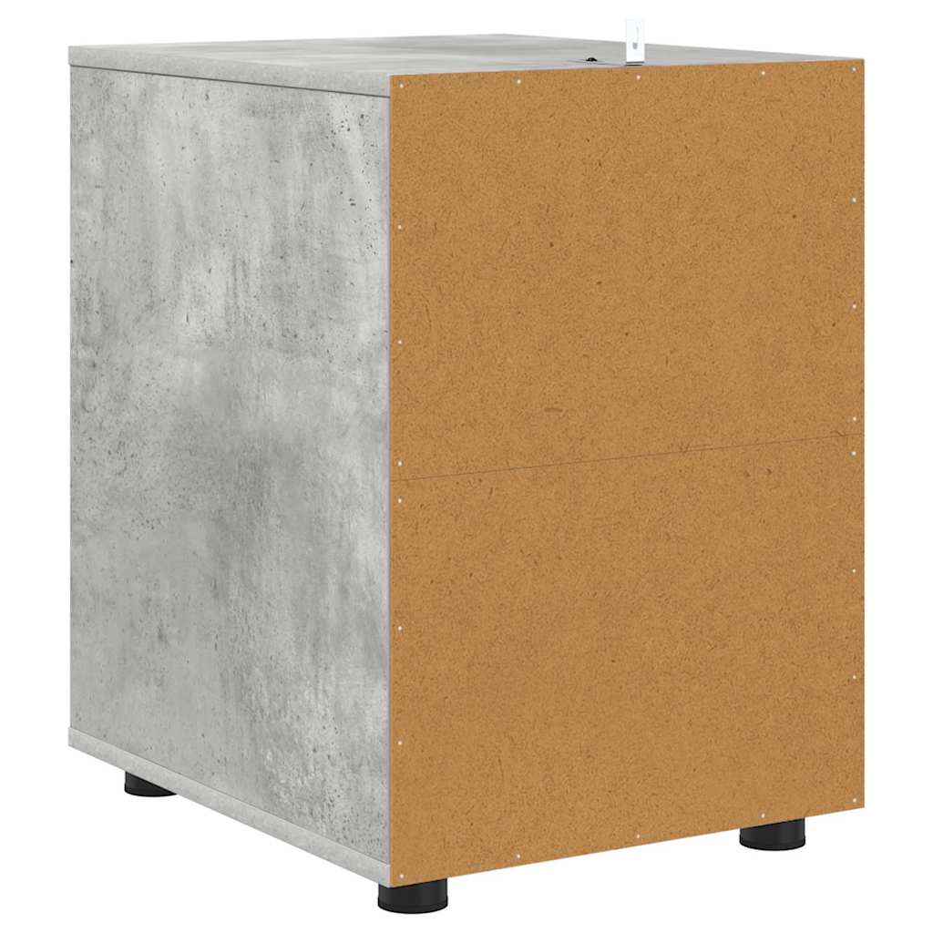 Armadio Grigio cemento 40 x 48 x 57 cm Legno multistrato