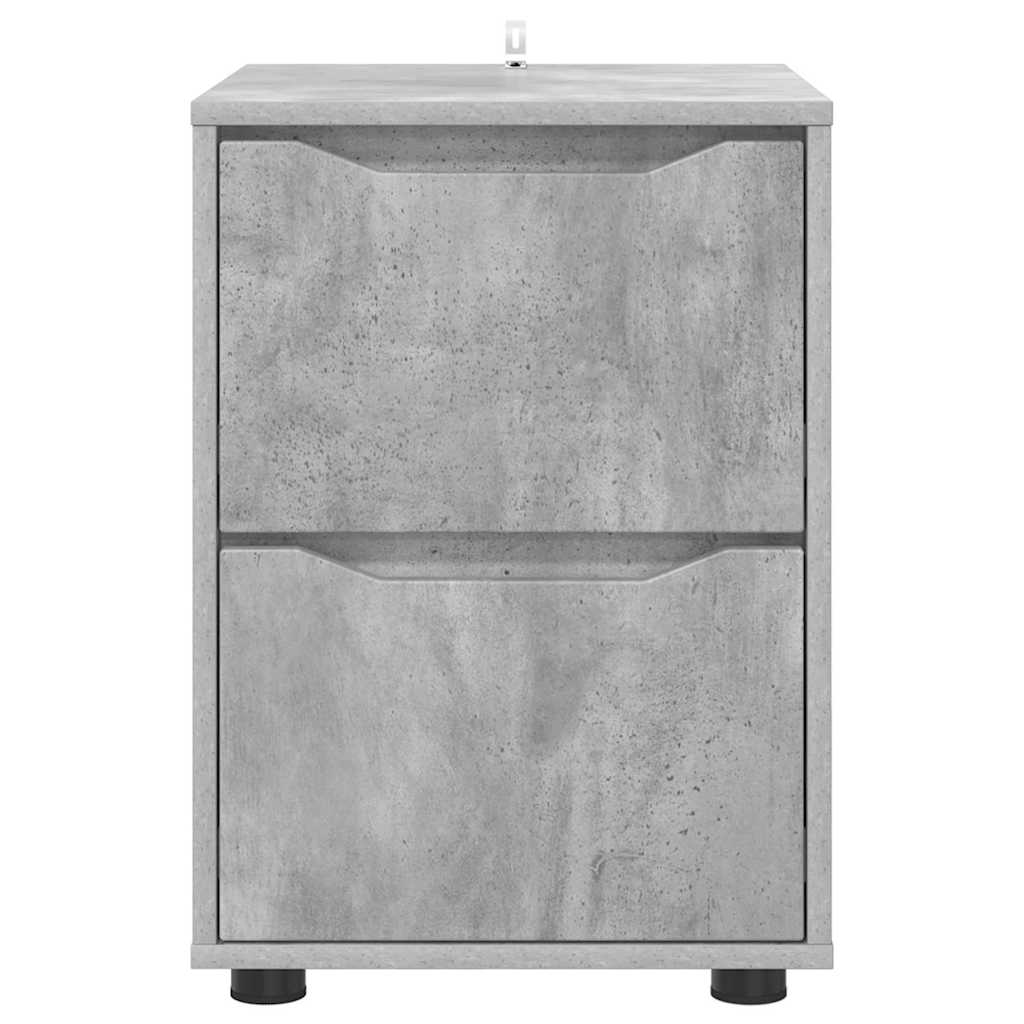 Armadio Grigio cemento 40 x 48 x 57 cm Legno multistrato