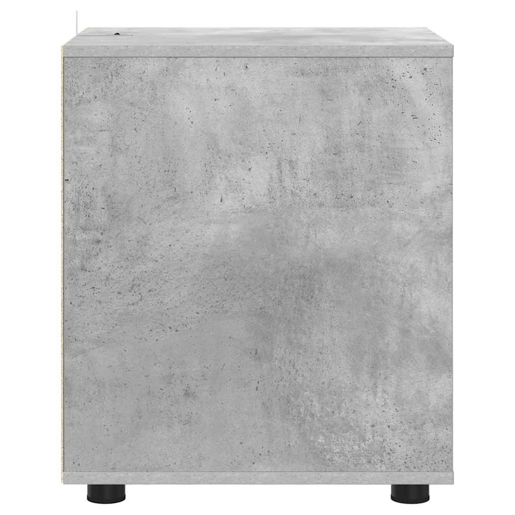 Armadio Grigio cemento 40 x 48 x 57 cm Legno multistrato