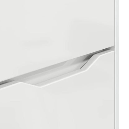 Armadio Bianco Lucido 40 x 48 x 57 cm Legno multistrato