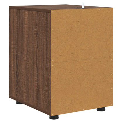 Armadio 40 x 48 x 57 cm Legno ingegnerizzato Rovere Marrone