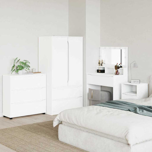 Armadio Bianco 80 x 31 x 81 cm Legno multistrato | homemem39
