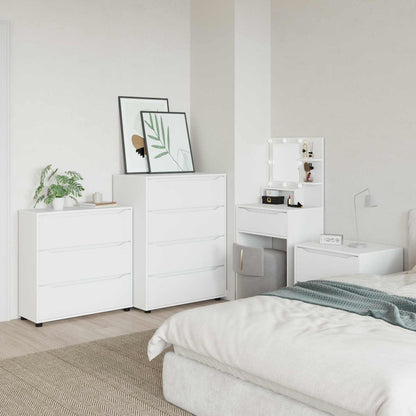 Armadio 80 x 31 x 81 cm Legno ingegnerizzato Bianco