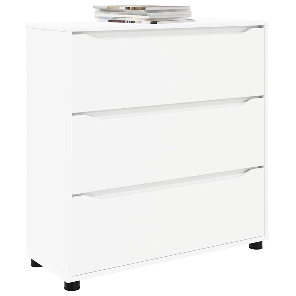 Armadio Bianco 80 x 31 x 81 cm Legno multistrato | homemem39