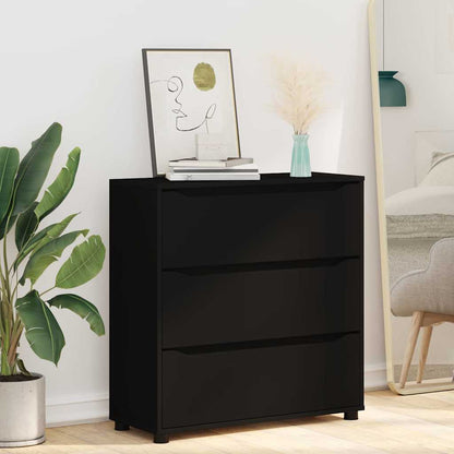 Armadio Nero 80 x 31 x 81 cm Legno multistrato | homemem39