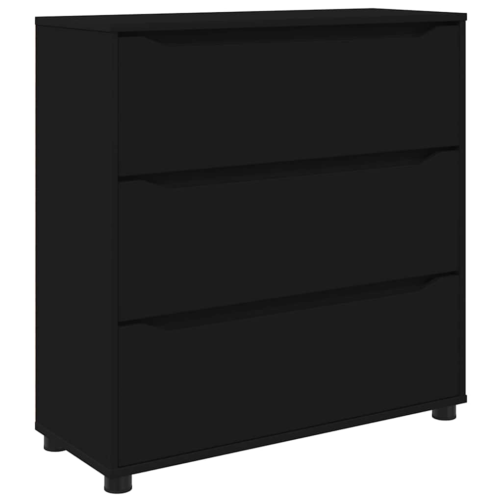 Armadio Nero 80 x 31 x 81 cm Legno multistrato | homemem39