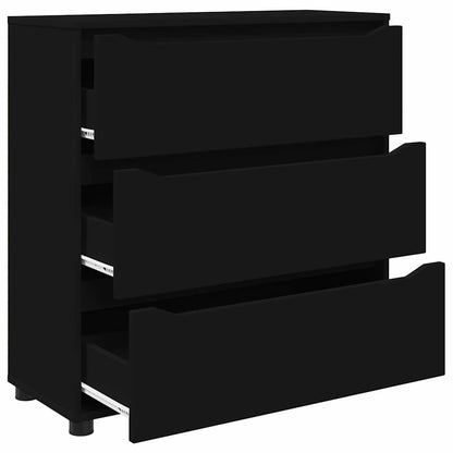 Armadio Nero 80 x 31 x 81 cm Legno multistrato | homemem39