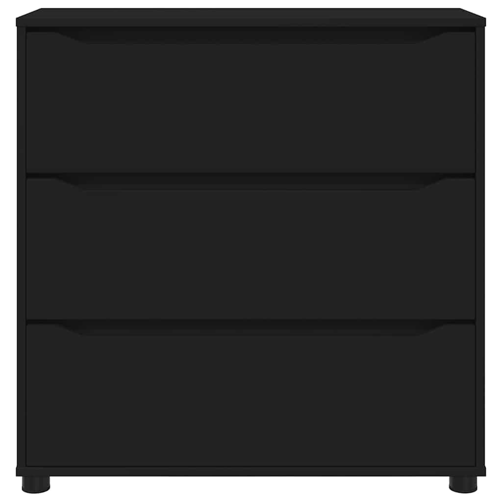 Armadio Nero 80 x 31 x 81 cm Legno multistrato | homemem39