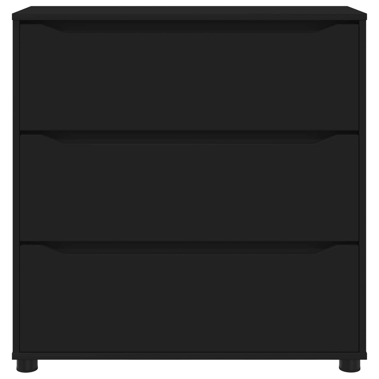 Armadio 80 x 31 x 81 cm Legno ingegnerizzato Nero