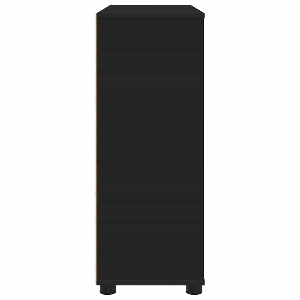 Armadio Nero 80 x 31 x 81 cm Legno multistrato | homemem39