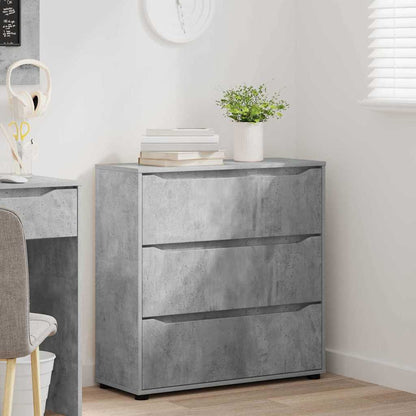 Armadio Grigio cemento 80 x 31 x 81 cm Legno multistrato | homemem39