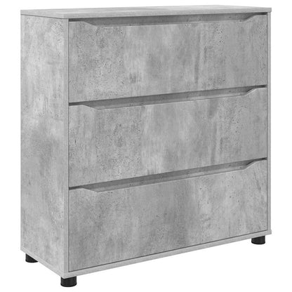 Armadio Grigio cemento 80 x 31 x 81 cm Legno multistrato | homemem39