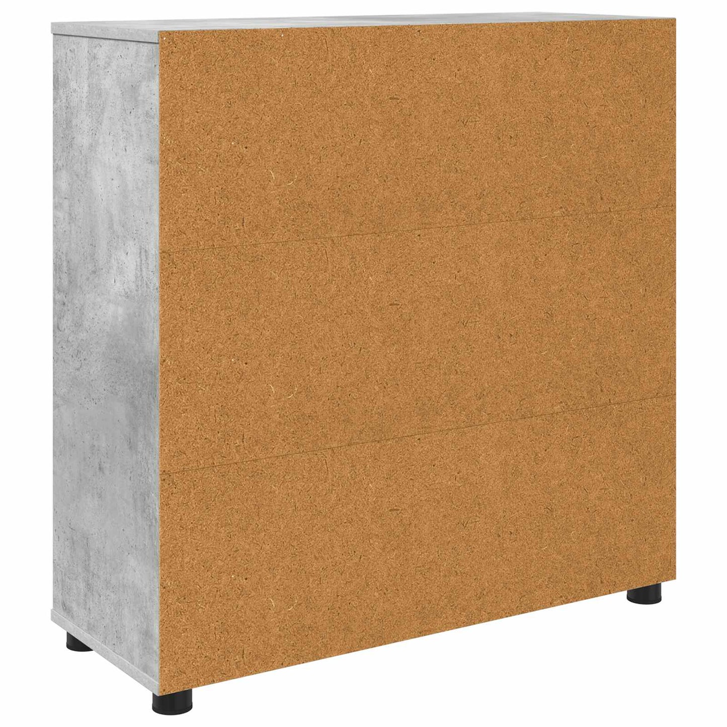 Armadio 80 x 31 x 81 cm Legno ingegnerizzato Grigio cemento