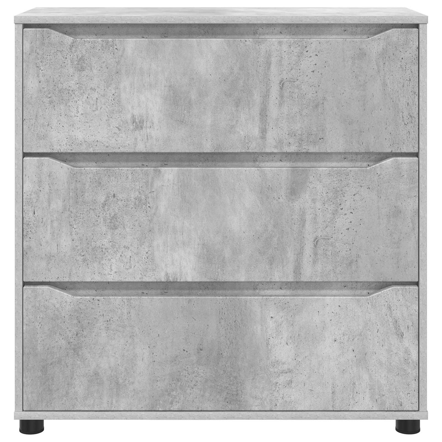 Armadio 80 x 31 x 81 cm Legno ingegnerizzato Grigio cemento