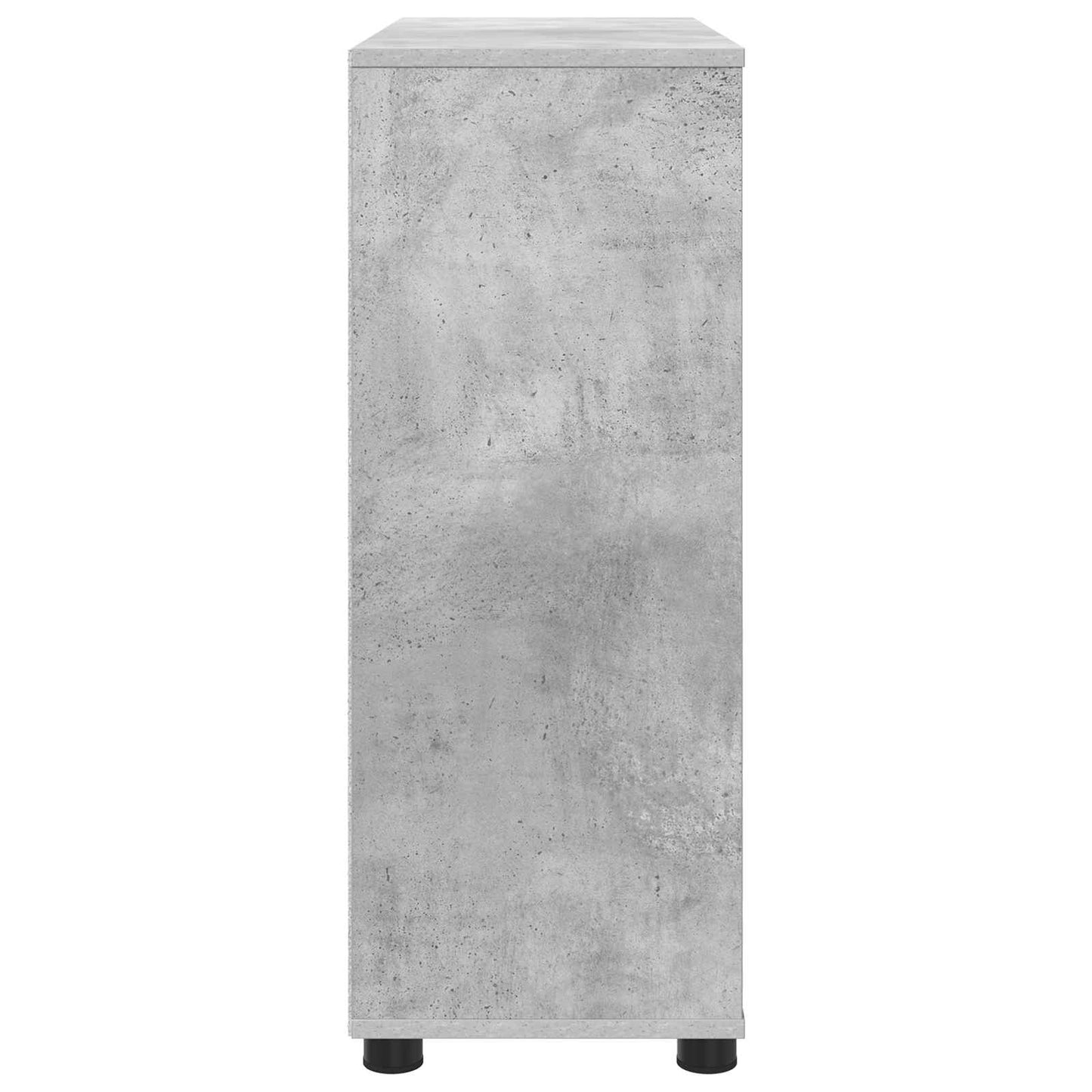 Armadio 80 x 31 x 81 cm Legno ingegnerizzato Grigio cemento