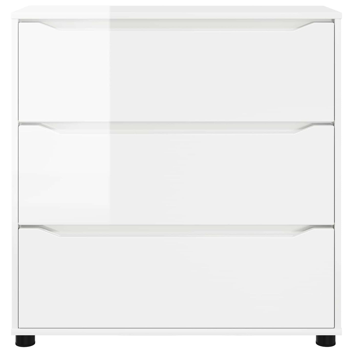 Armadio 80 x 31 x 81 cm Legno ingegnerizzato Bianco Lucido