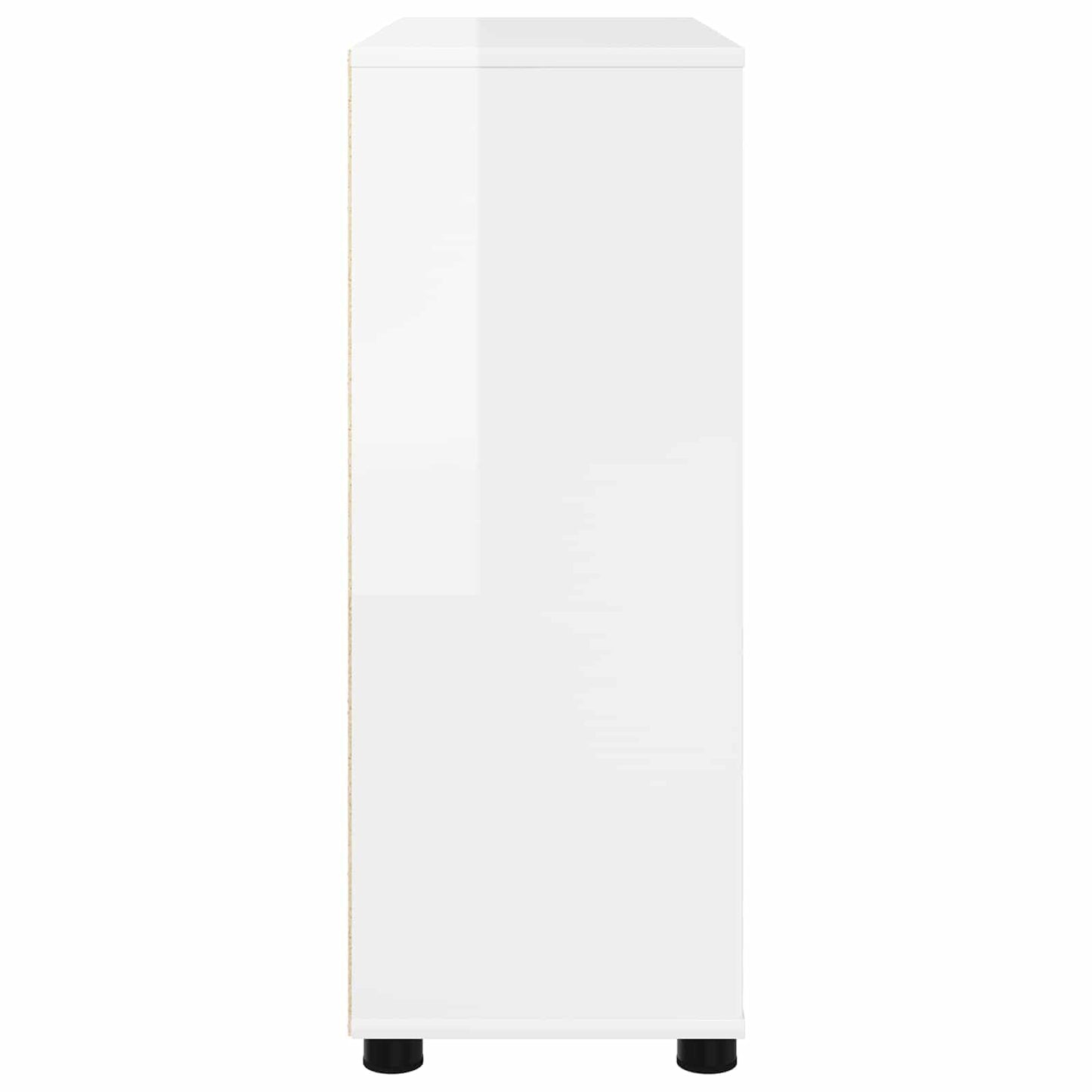Armadio 80 x 31 x 81 cm Legno ingegnerizzato Bianco Lucido