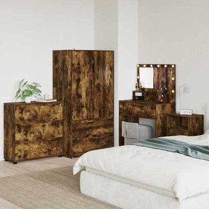 Armadio Rovere fumé 80 x 31 x 81 cm Legno multistrato | homemem39