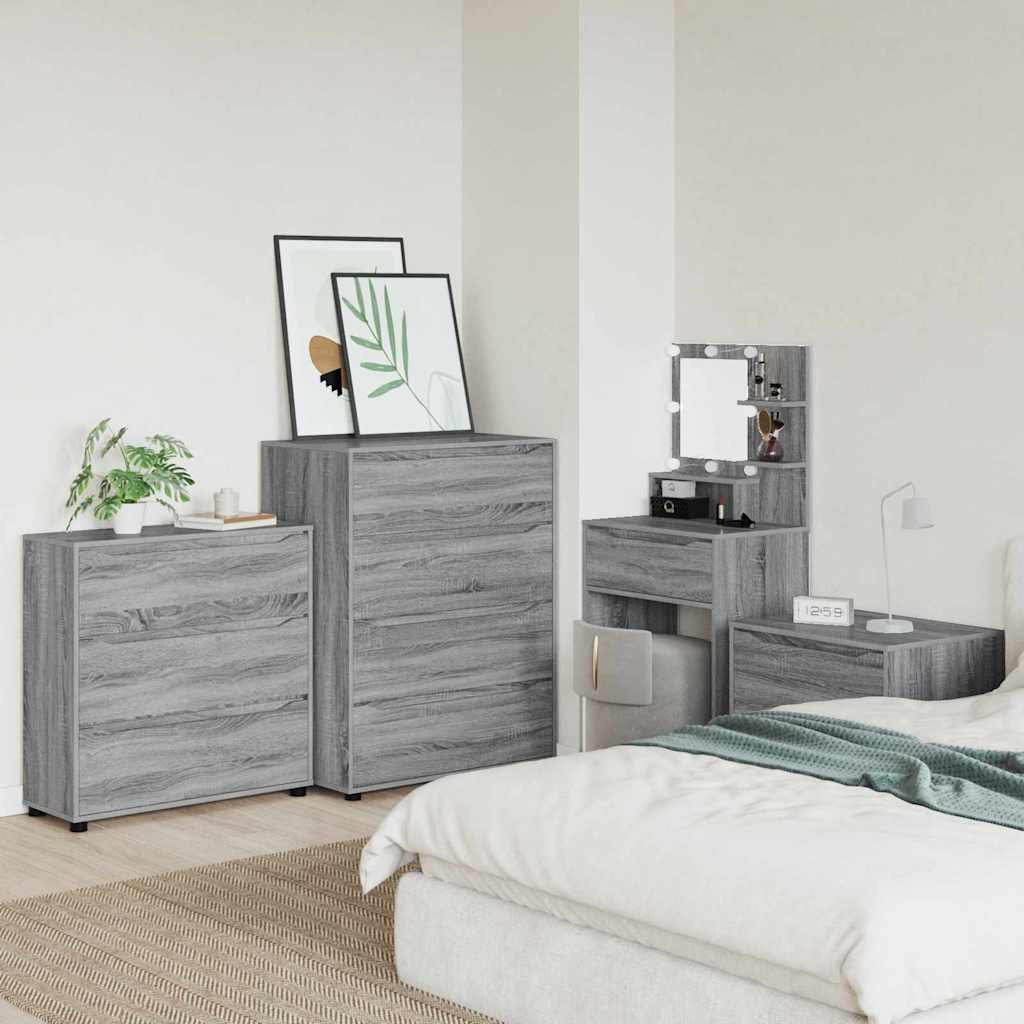 Armadio Grigio Sonoma 80 x 31 x 81 cm Legno multistrato | homemem39