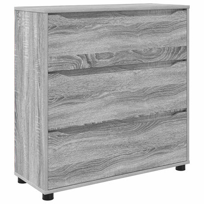 Armadio 80 x 31 x 81 cm Legno ingegnerizzato Grigio Sonoma